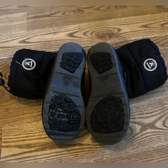 Kamik Black Kids Snow cozy Winter Boots - Picture 7 of 8